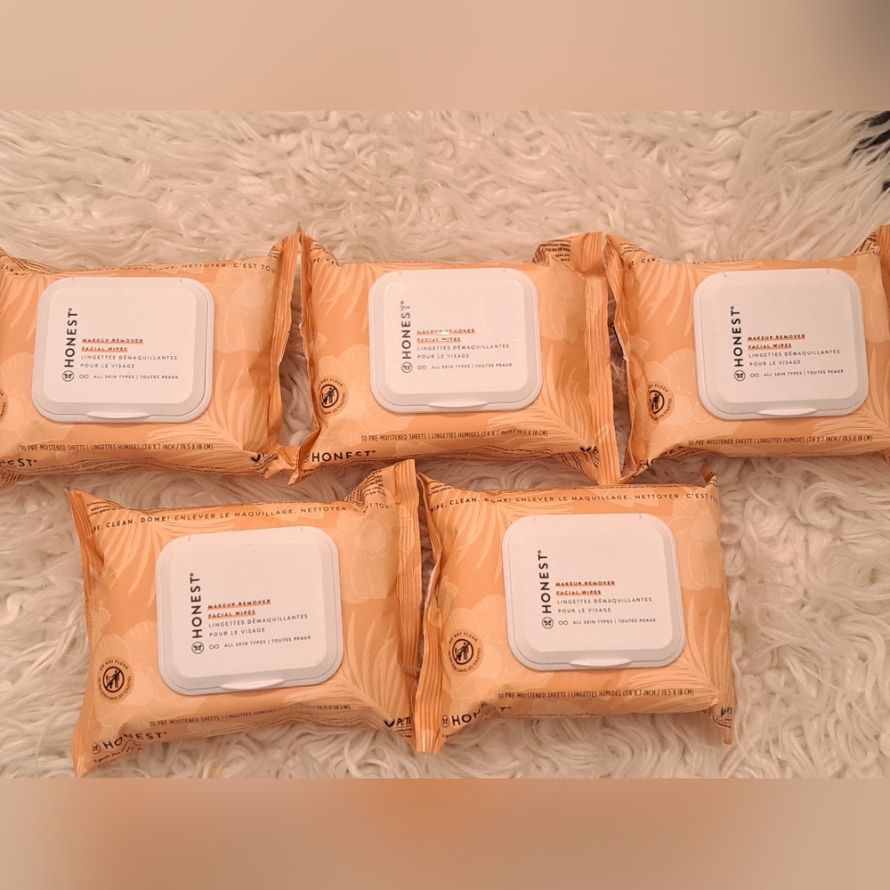 5 Brand New Honest Makeup Remover Facial Wipes